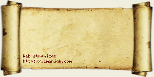 Jana Milinović vizit kartica